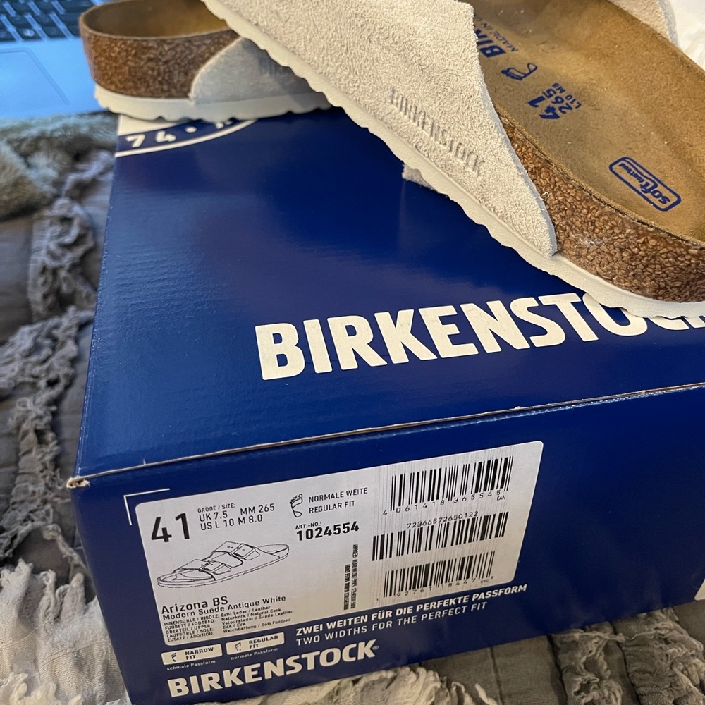 NWT Birkenstock Arizona Soft Footbed Suede Sandal - Picture 3 of 4